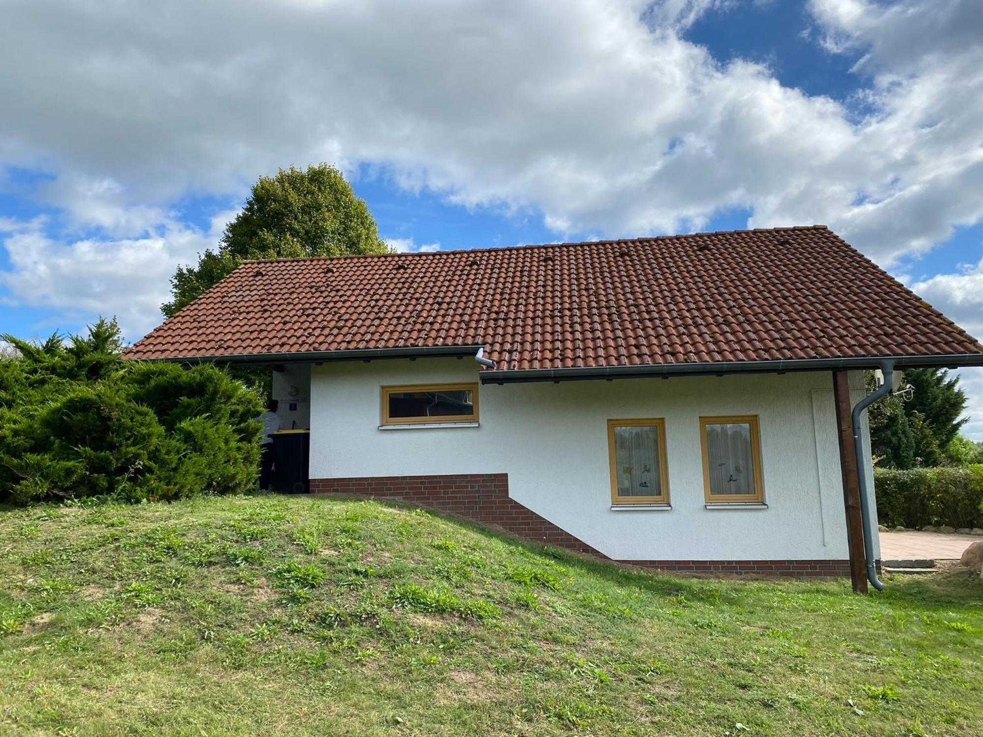 Ferienhäuser am Vogelpark - Boddenhaus Tizi Marlow Exterior foto